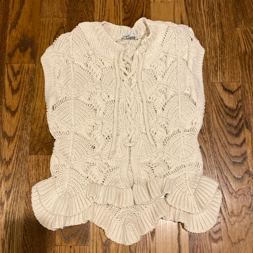 Zara - Crochet Sweater - S